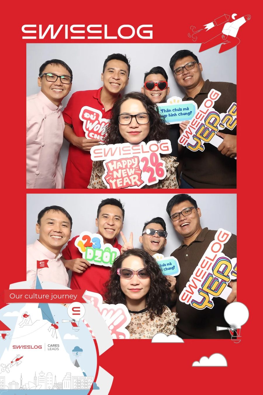 Chupbox Photobooth for Swisslog Year-end Party 2026 by Kuka Vietnam