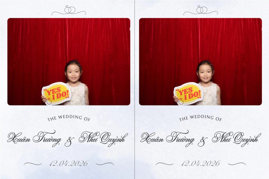 Chupbox Wedding Photobooth for Truong & Quynh at Luxury Palace