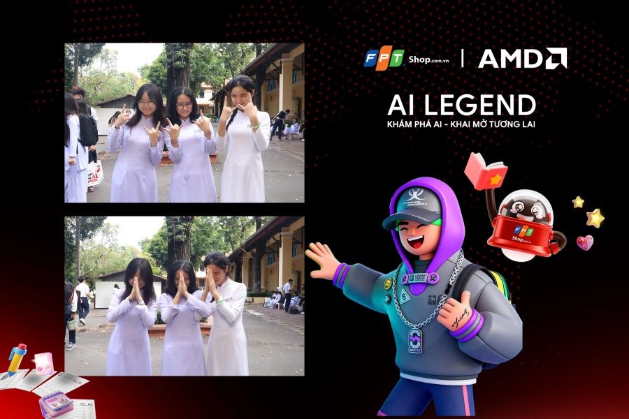 Chupbox Photobooth photo for FPT Shop Event at Nguyễn Thị Minh Khai High School