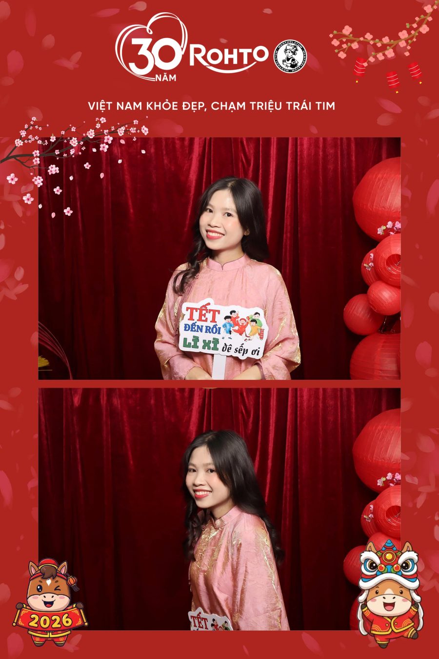 Rohto Vietnam Year-end Party with Chupbox Photobooth