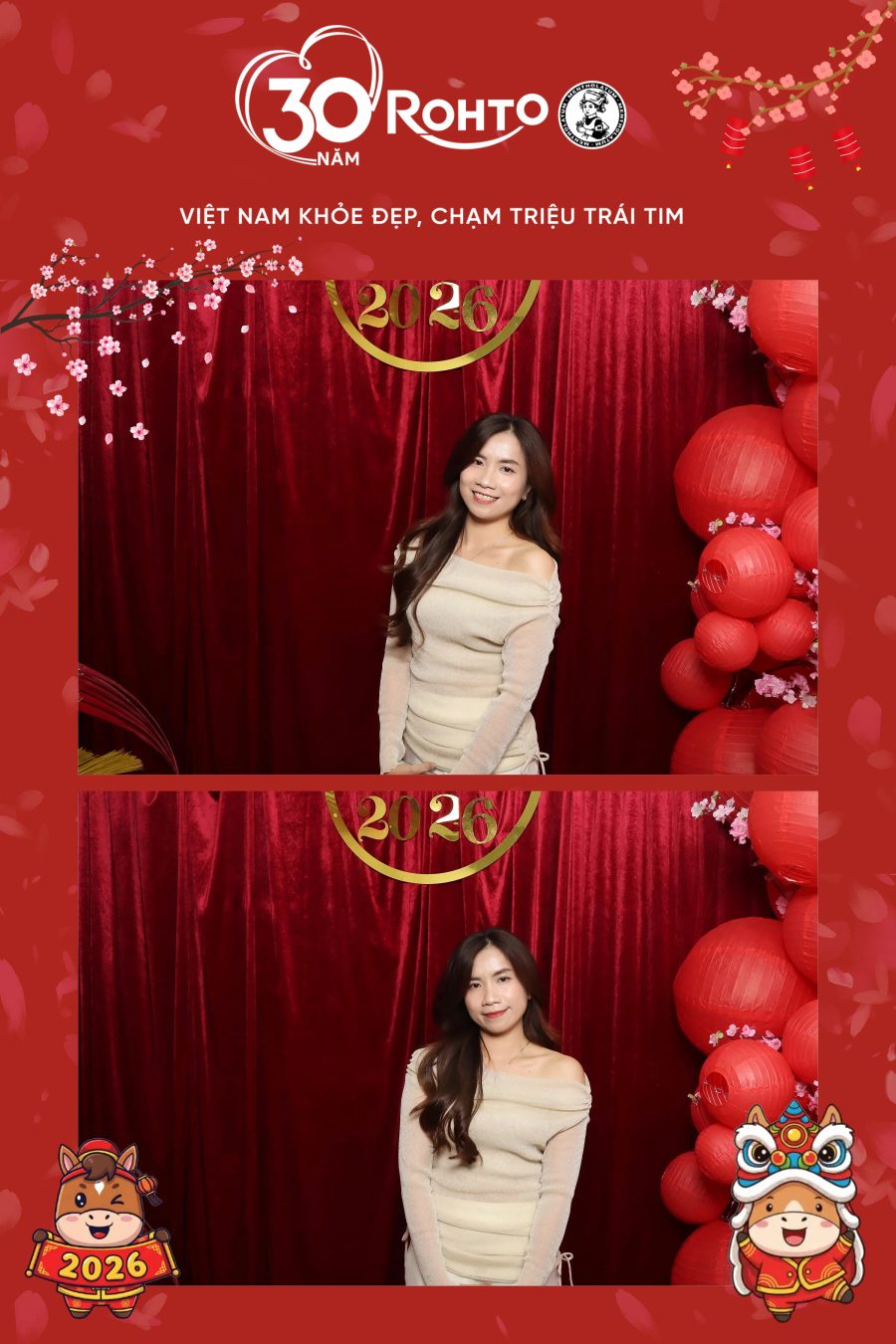 Rohto Vietnam Year-end Party with Chupbox Photobooth