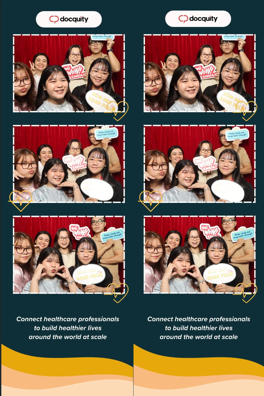 Chupbox Photobooth operation at Docquity company event
