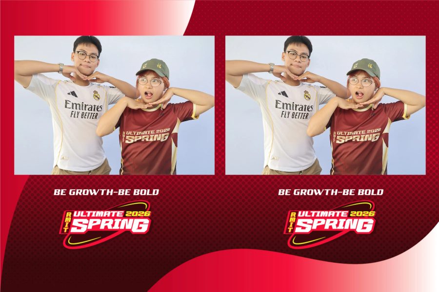 Chupbox Photobooth of RMIT Ultimate Frisbee Club at RMIT university in HCM