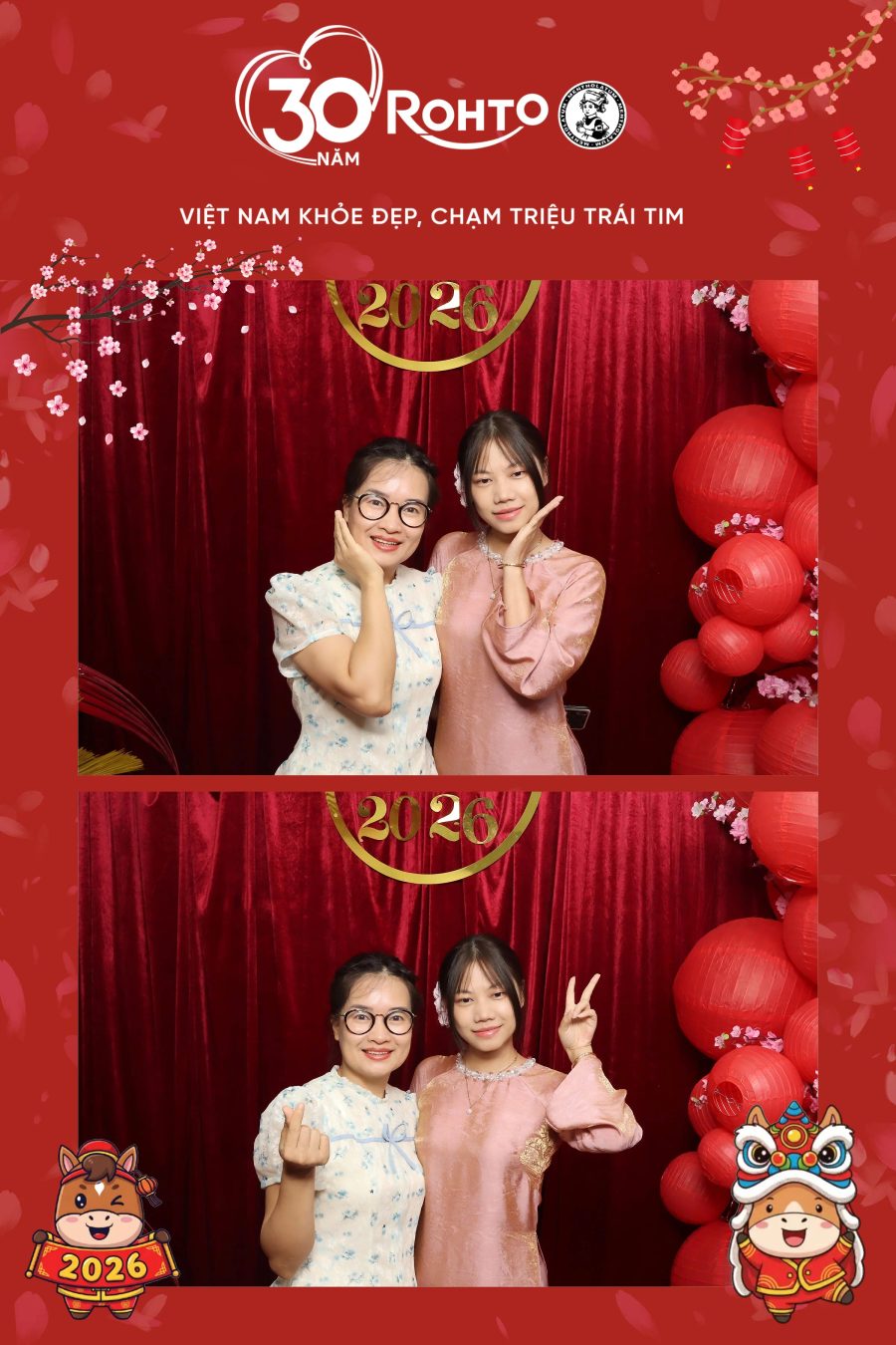 Rohto Vietnam Year-end Party with Chupbox Photobooth