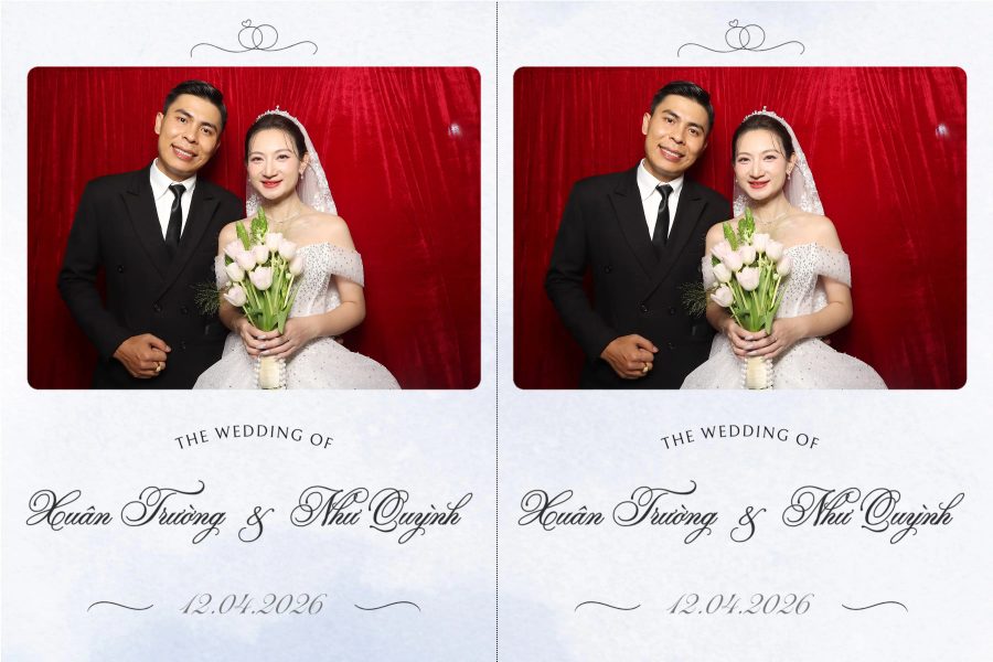 Chupbox Wedding Photobooth for Truong & Quynh at Luxury Palace