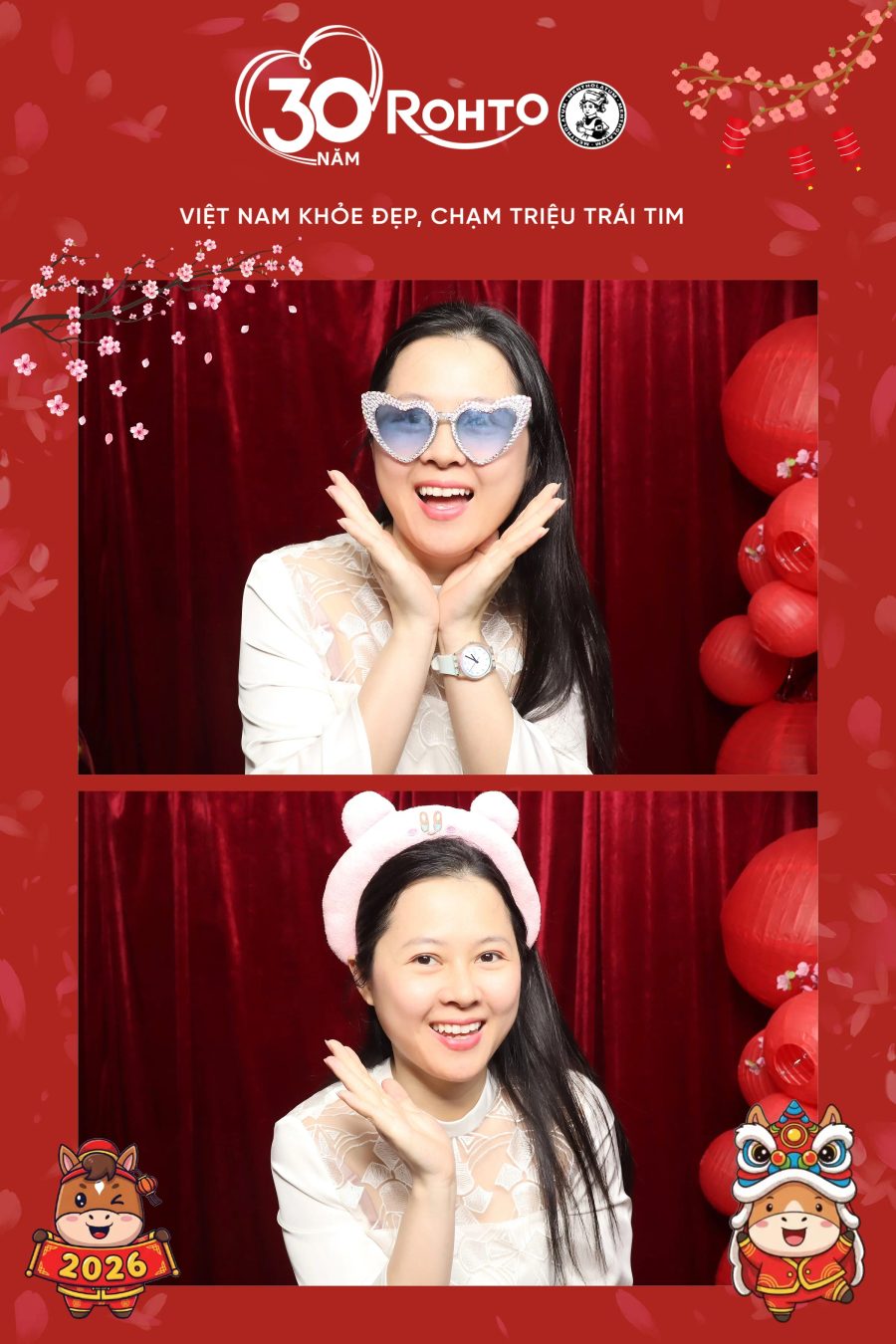 Rohto Vietnam Year-end Party with Chupbox Photobooth