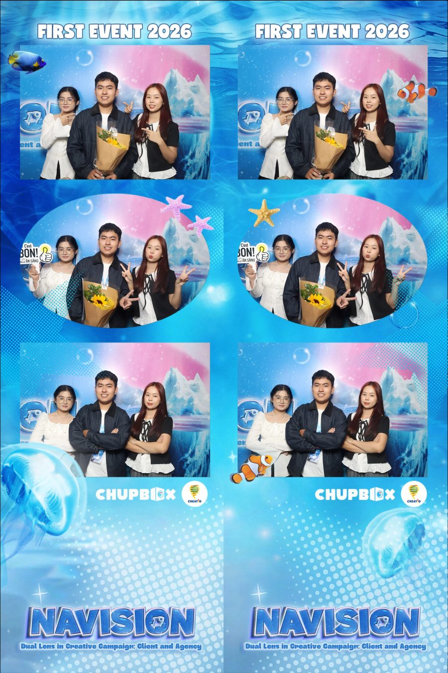 Chupbox Photobooth Photo at FIRST EVENT 2026 of Marketing Club Creatio