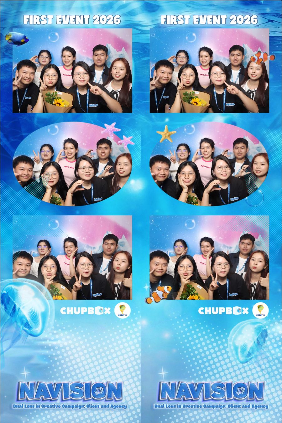 Chupbox Photobooth Photo at FIRST EVENT 2026 of Marketing Club Creatio