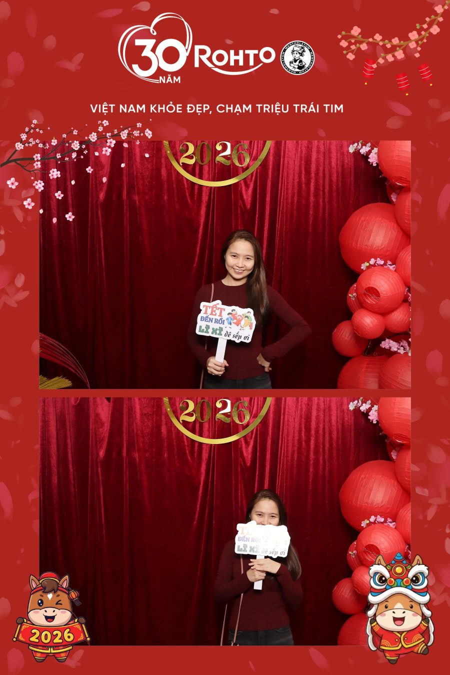 Rohto Vietnam Year-end Party with Chupbox Photobooth