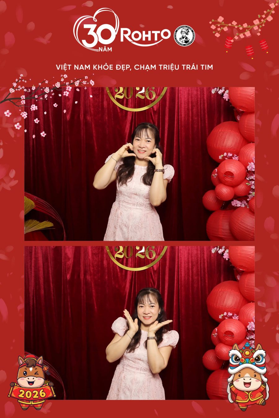 Rohto Vietnam Year-end Party with Chupbox Photobooth