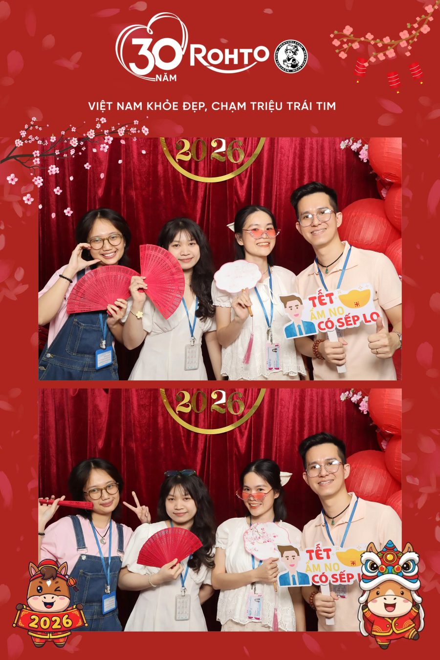 Rohto Vietnam Year-end Party with Chupbox Photobooth