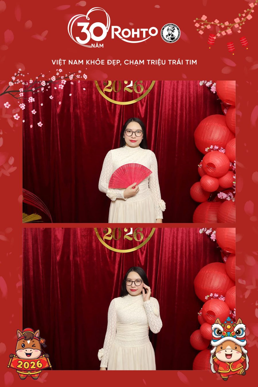 Rohto Vietnam Year-end Party with Chupbox Photobooth