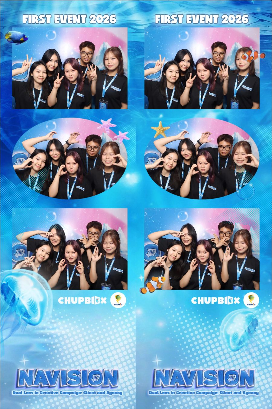 Chupbox Photobooth Photo at FIRST EVENT 2026 of Marketing Club Creatio