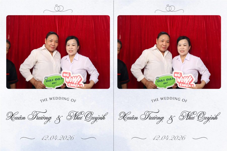 Chupbox Wedding Photobooth for Truong & Quynh at Luxury Palace