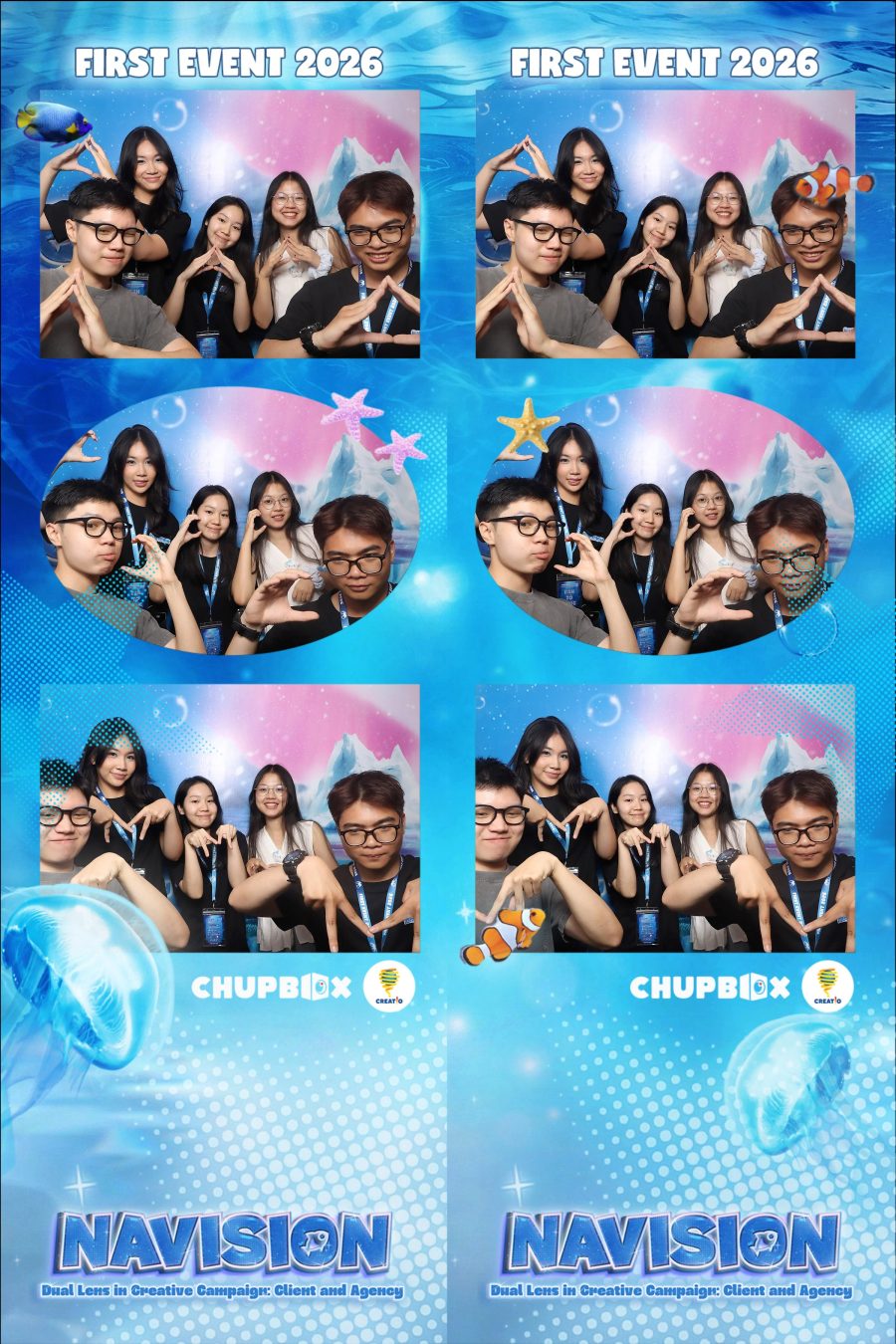 Chupbox Photobooth Photo at FIRST EVENT 2026 of Marketing Club Creatio