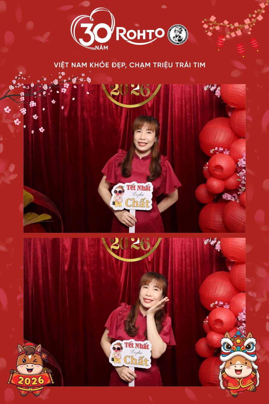 Rohto Vietnam Year-end Party with Chupbox Photobooth
