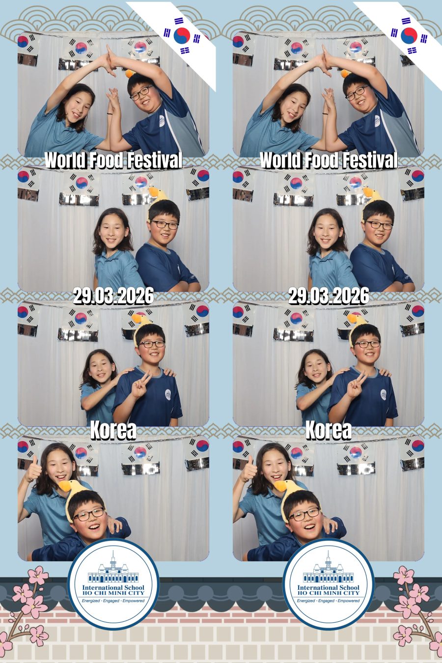 Chupbox Photobooth photos at International School HCMC (ISHCMC)