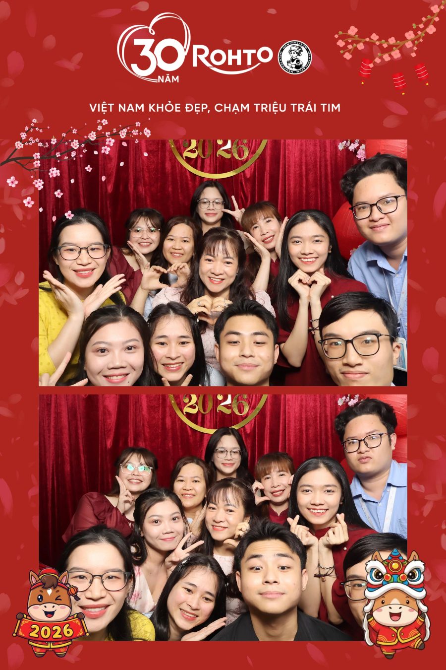 Rohto Vietnam Year-end Party with Chupbox Photobooth