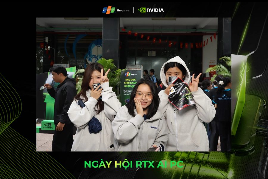 Chupbox Photobooth activity for Nvidia Promotion at University of Economics and Law