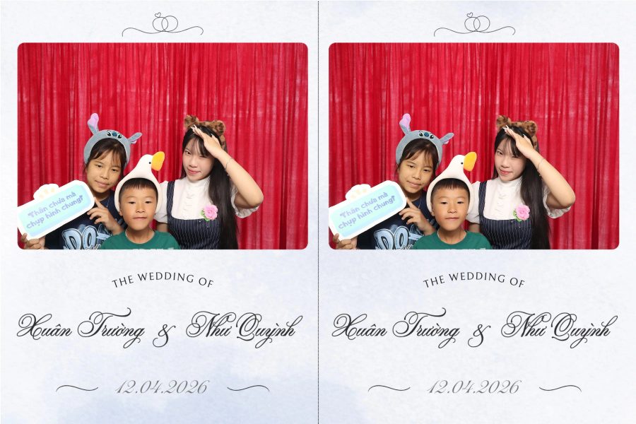 Chupbox Wedding Photobooth for Truong & Quynh at Luxury Palace