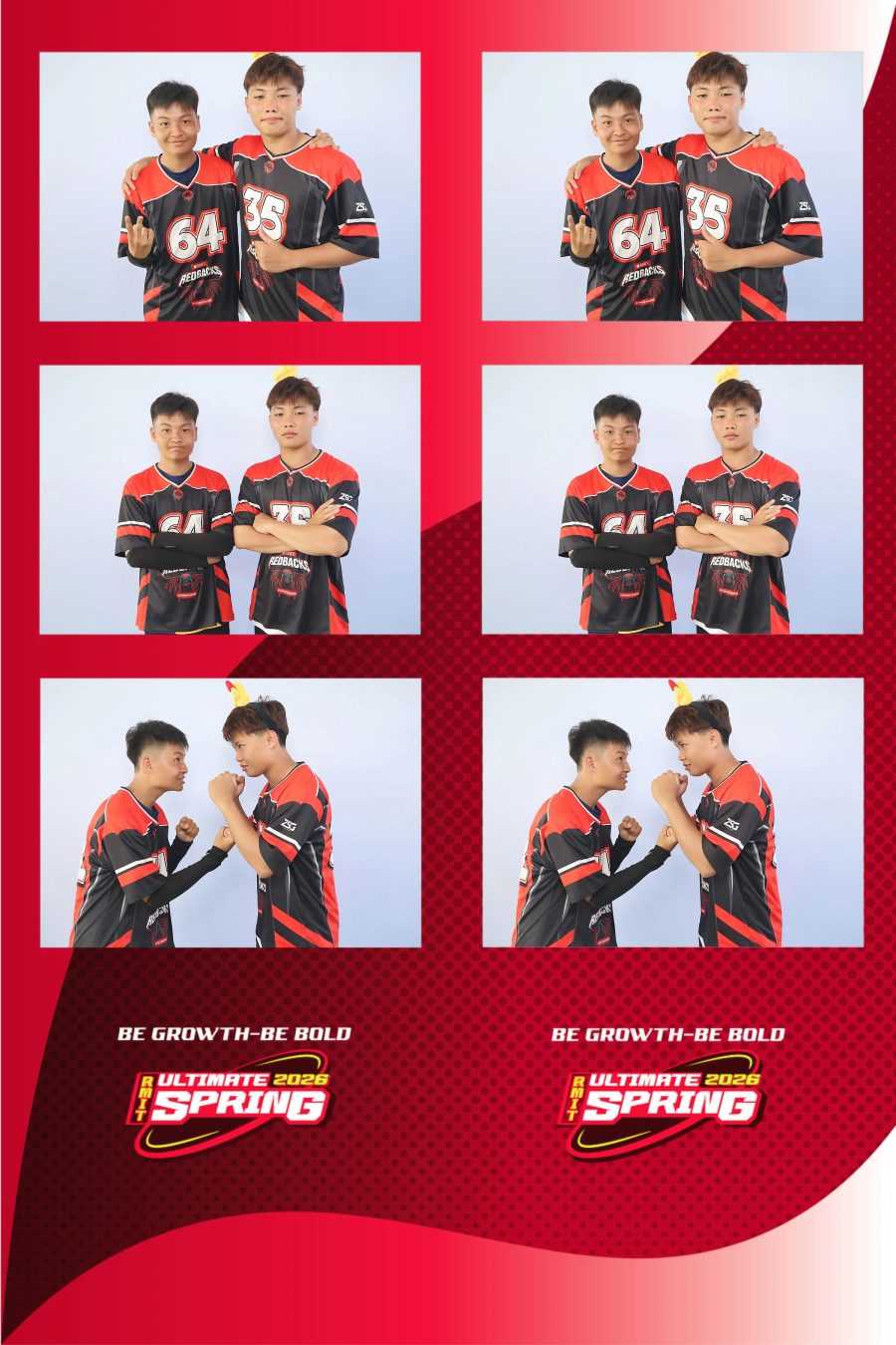 Chupbox Photobooth of RMIT Ultimate Frisbee Club at RMIT university in HCM