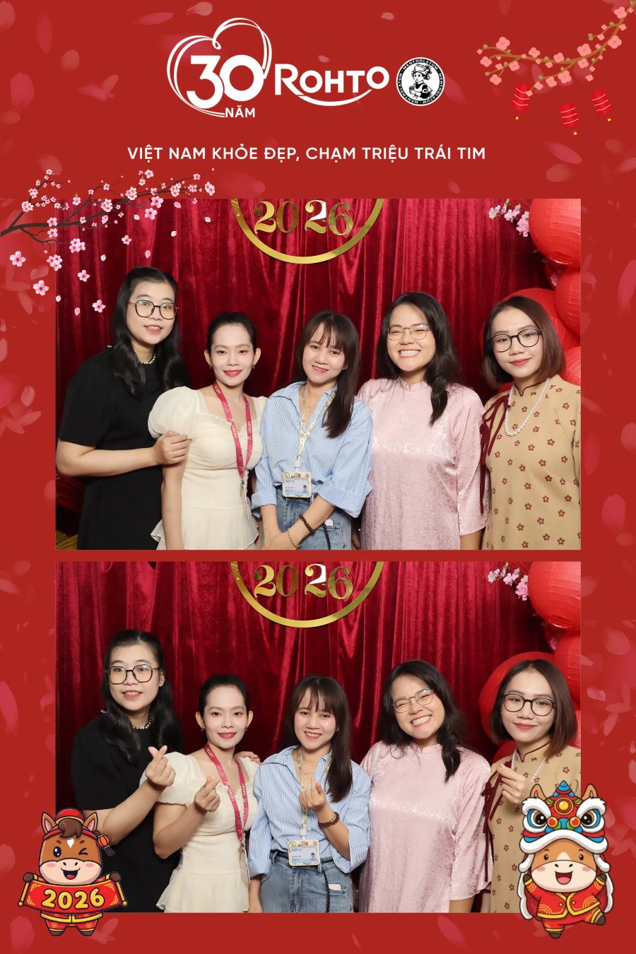 Rohto Vietnam Year-end Party with Chupbox Photobooth