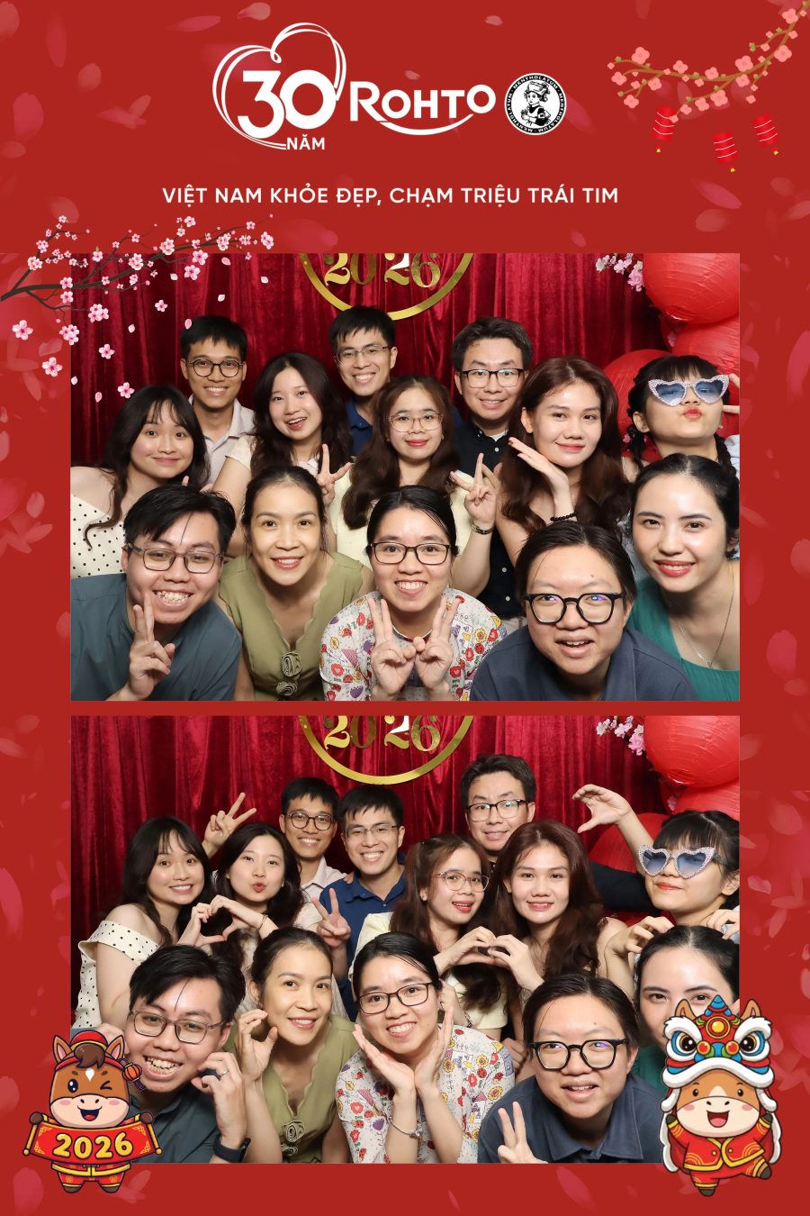 Rohto Vietnam Year-end Party with Chupbox Photobooth