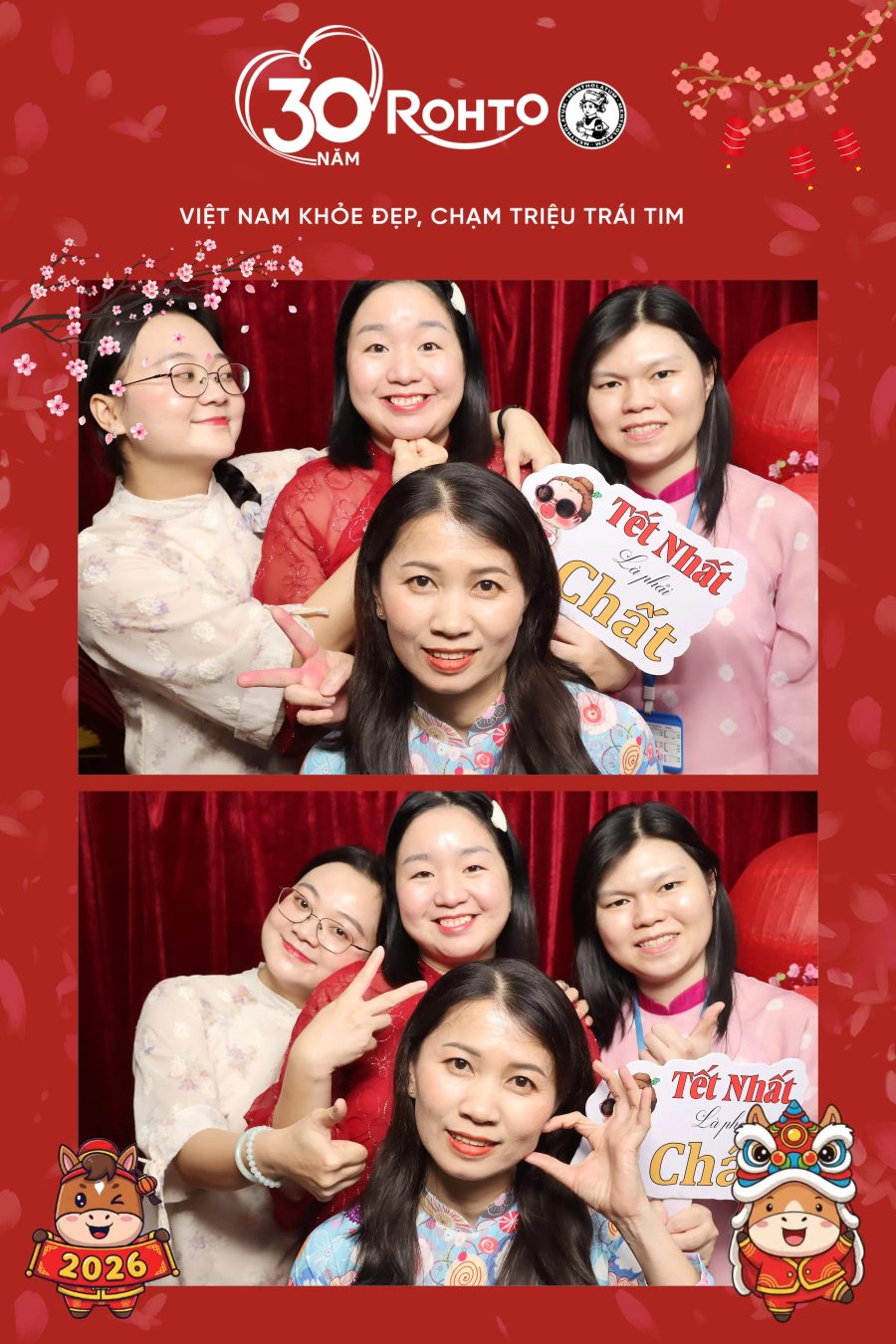 Rohto Vietnam Year-end Party with Chupbox Photobooth