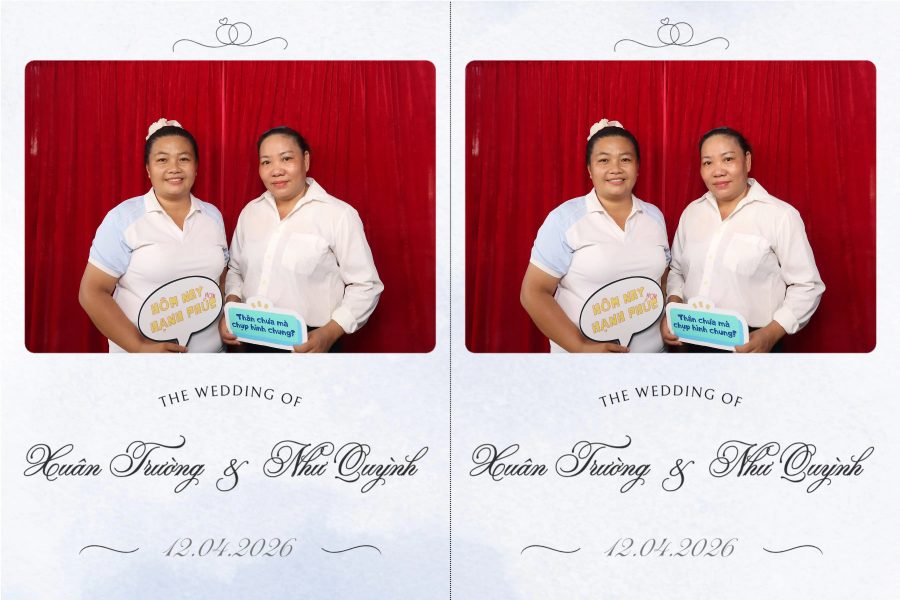 Chupbox Wedding Photobooth for Truong & Quynh at Luxury Palace