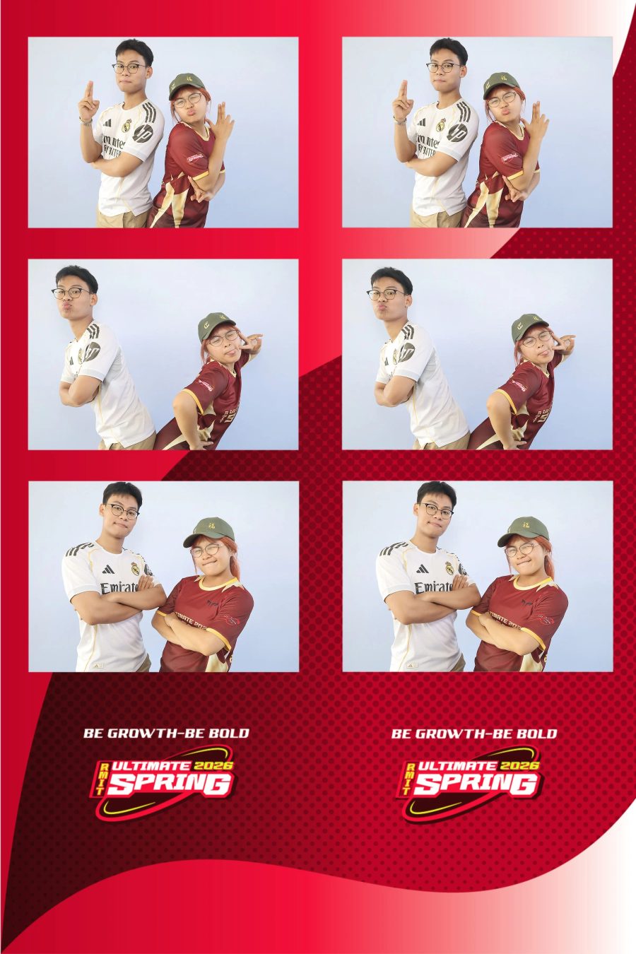 Chupbox Photobooth of RMIT Ultimate Frisbee Club at RMIT university in HCM