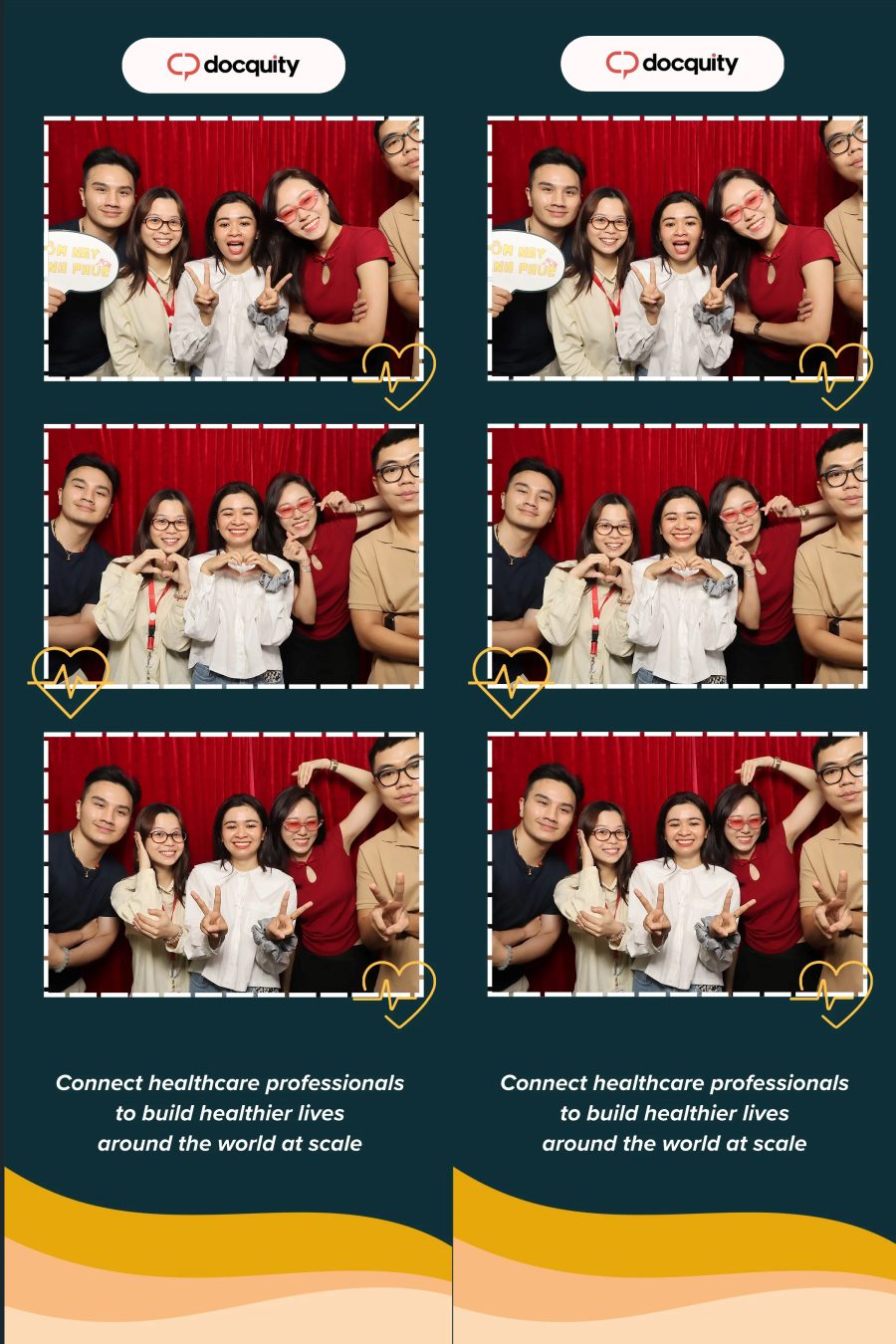 Chupbox Photobooth operation at Docquity company event