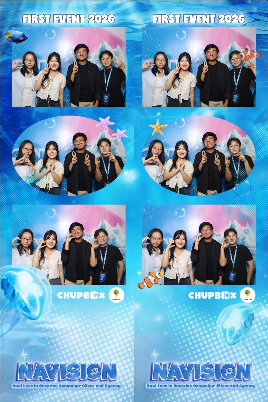 Chupbox Photobooth Photo at FIRST EVENT 2026 of Marketing Club Creatio