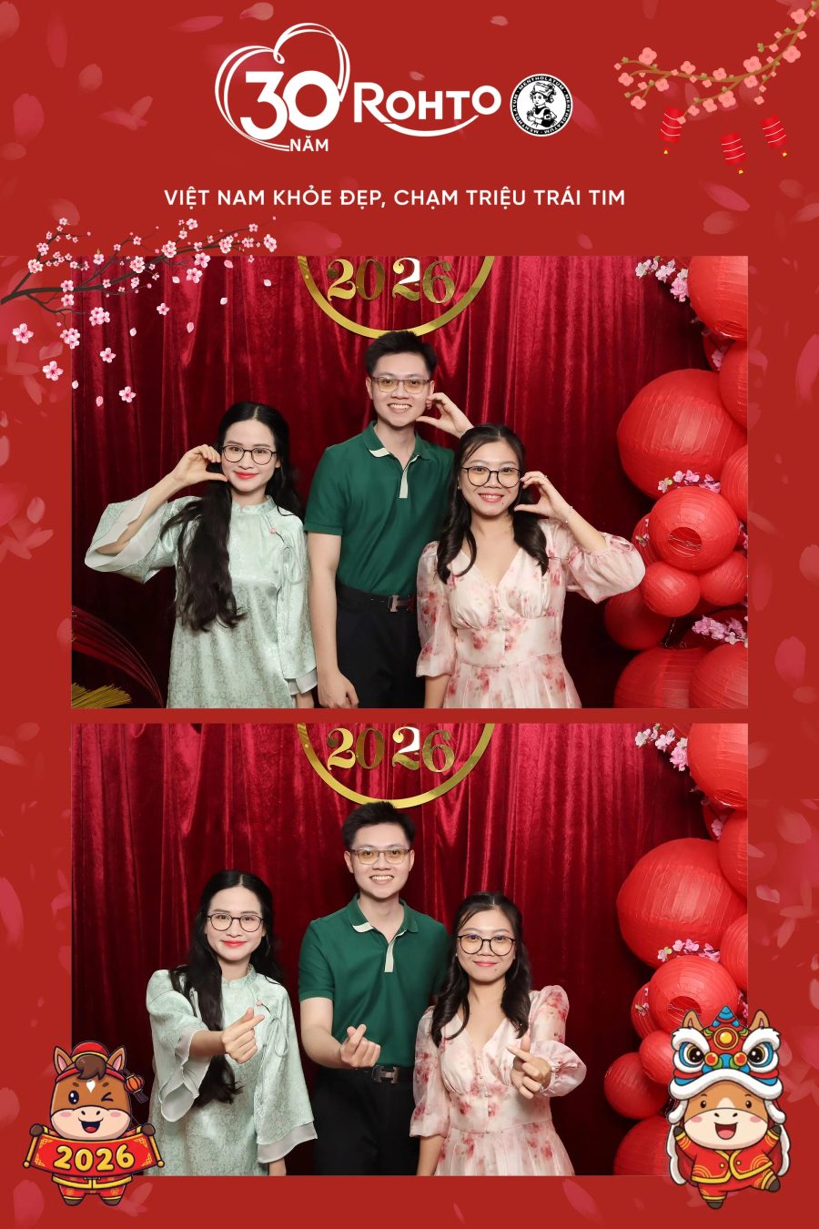 Rohto Vietnam Year-end Party with Chupbox Photobooth