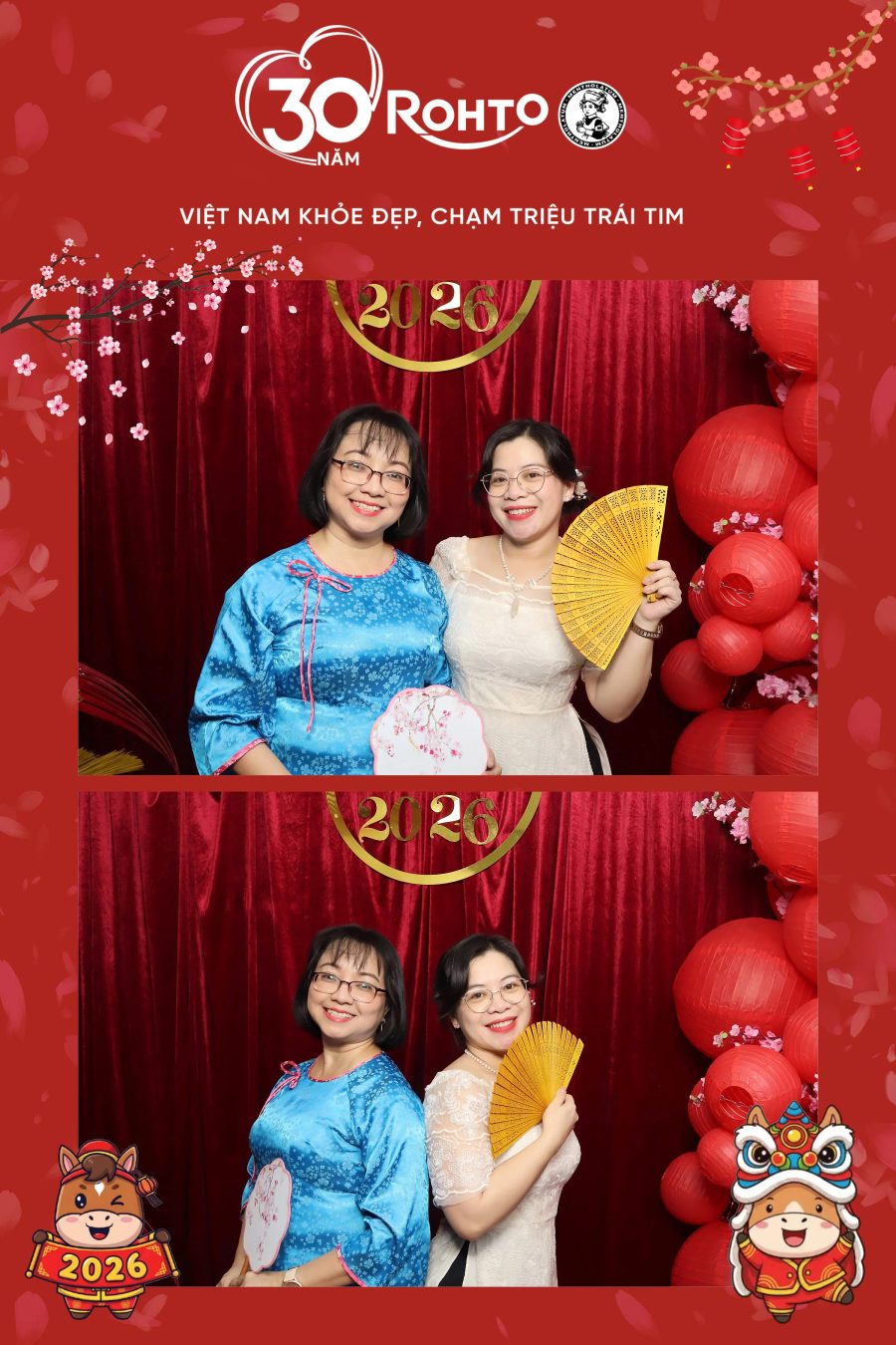 Rohto Vietnam Year-end Party with Chupbox Photobooth