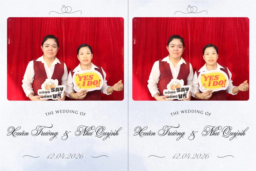 Chupbox Wedding Photobooth for Truong & Quynh at Luxury Palace