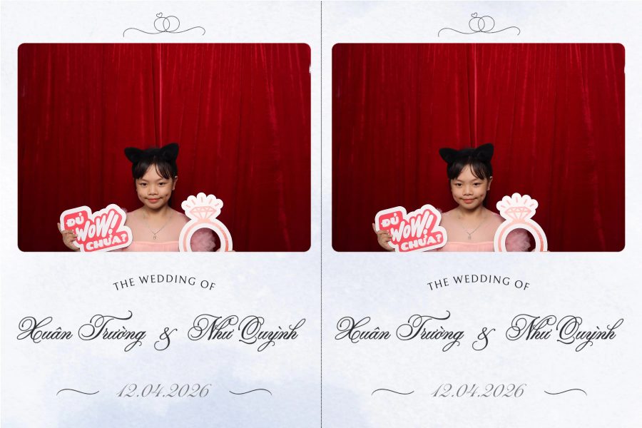 Chupbox Wedding Photobooth for Truong & Quynh at Luxury Palace