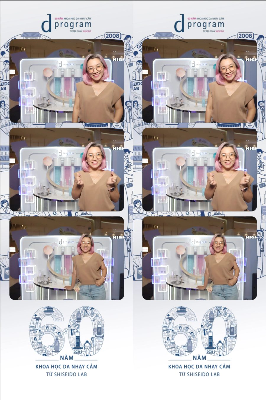 D program by Shiseido 60th Anniversary Promotion at Aeon Mall Tân Phú