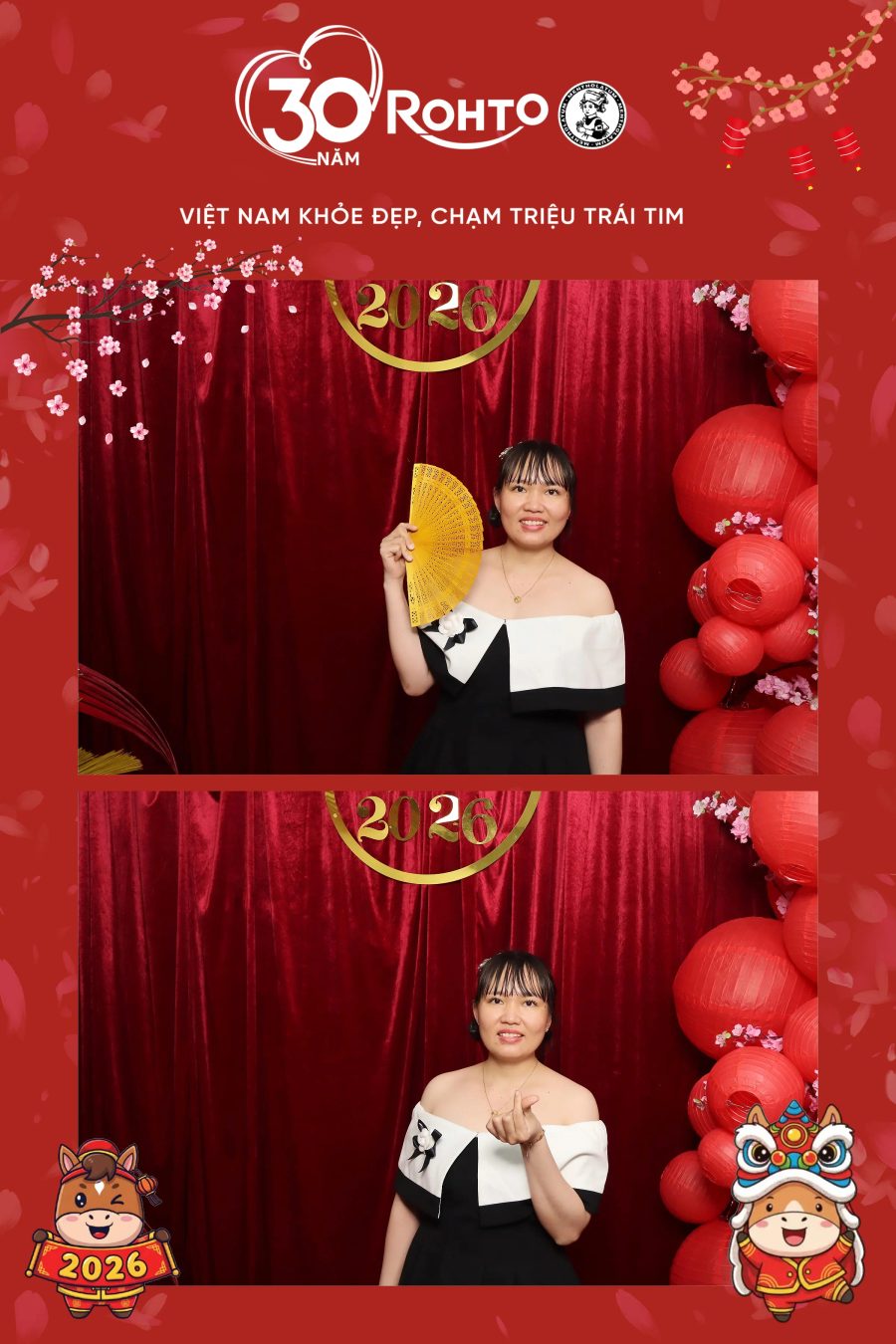 Rohto Vietnam Year-end Party with Chupbox Photobooth