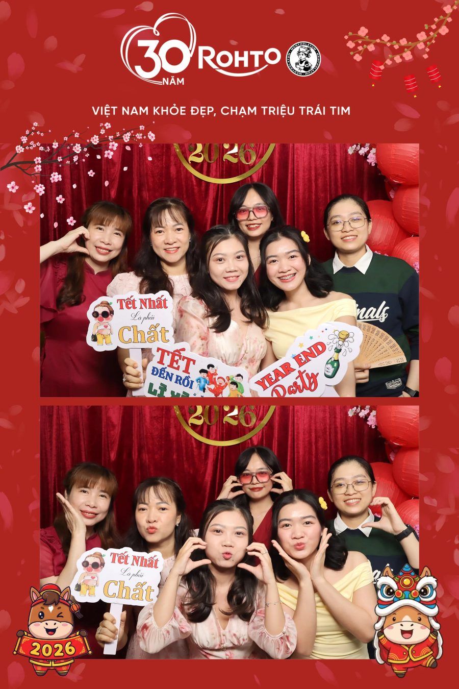 Rohto Vietnam Year-end Party with Chupbox Photobooth