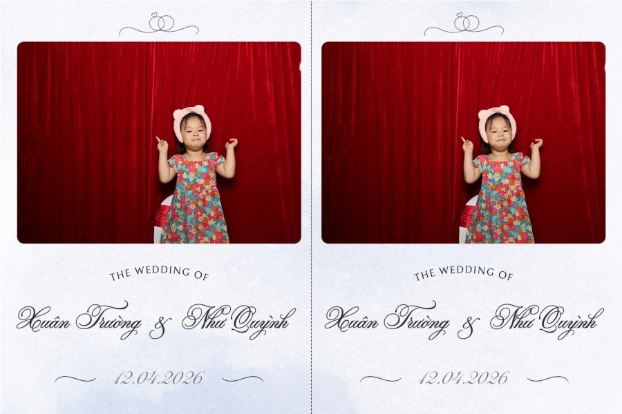 Chupbox Wedding Photobooth for Truong & Quynh at Luxury Palace