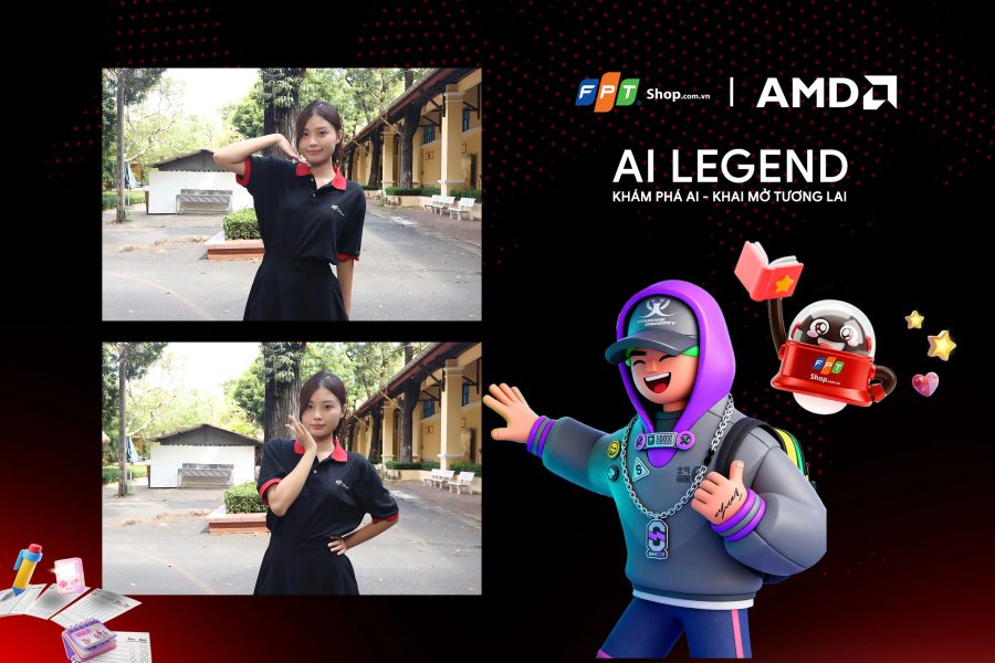 Chupbox Photobooth photo for FPT Shop Event at Nguyễn Thị Minh Khai High School