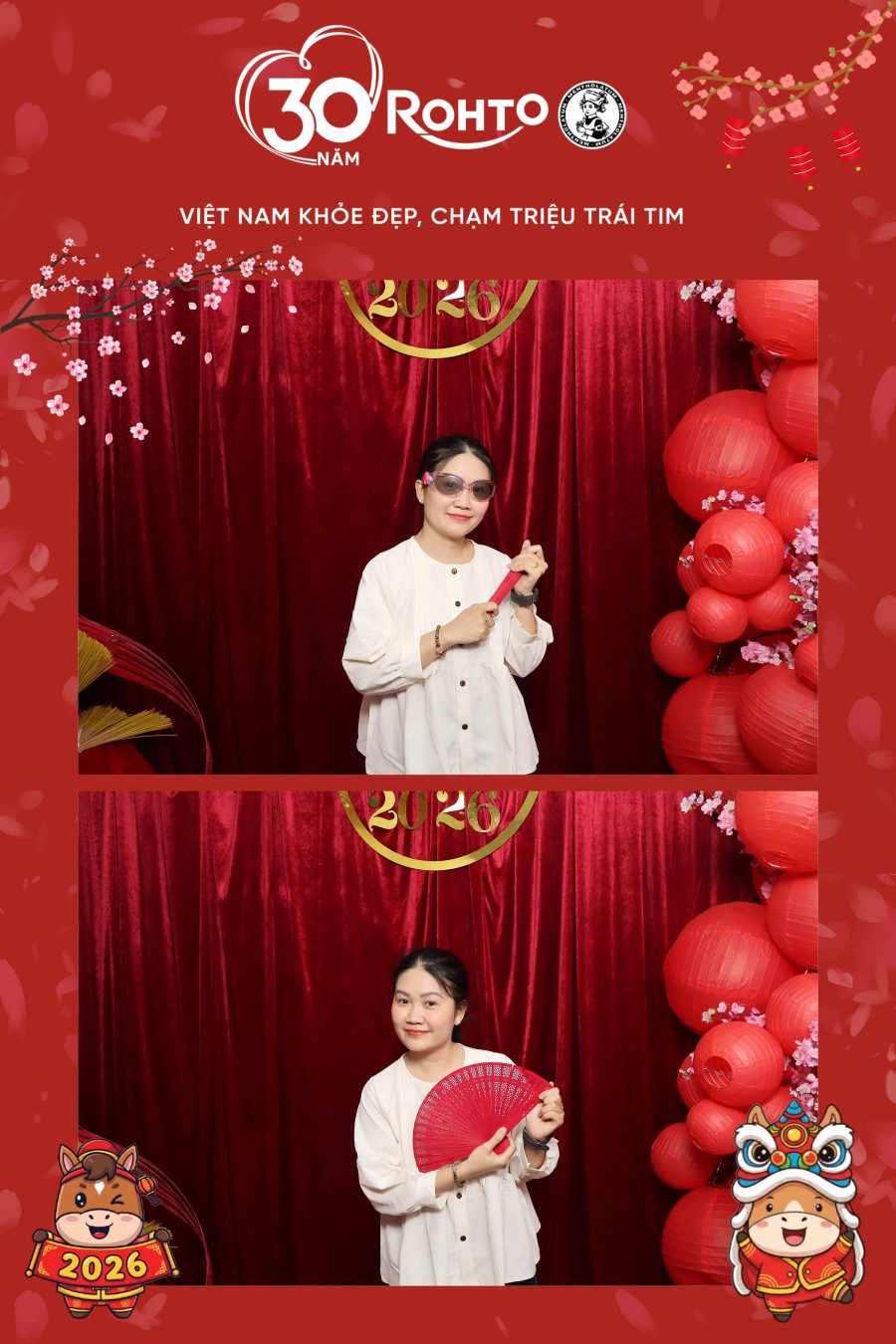 Rohto Vietnam Year-end Party with Chupbox Photobooth