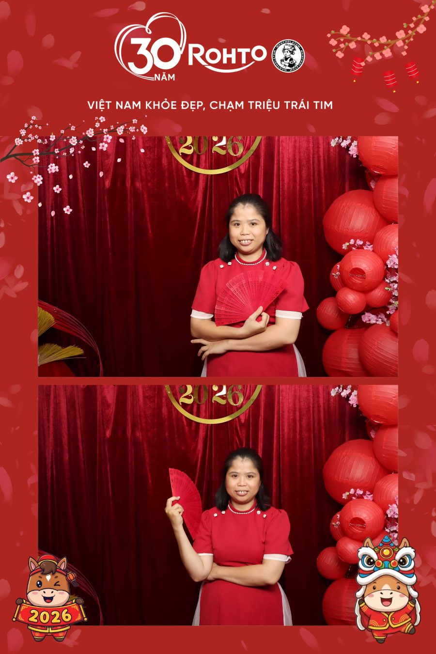 Rohto Vietnam Year-end Party with Chupbox Photobooth