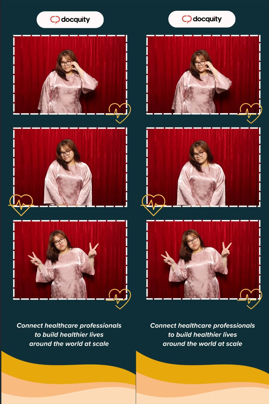Chupbox Photobooth operation at Docquity company event