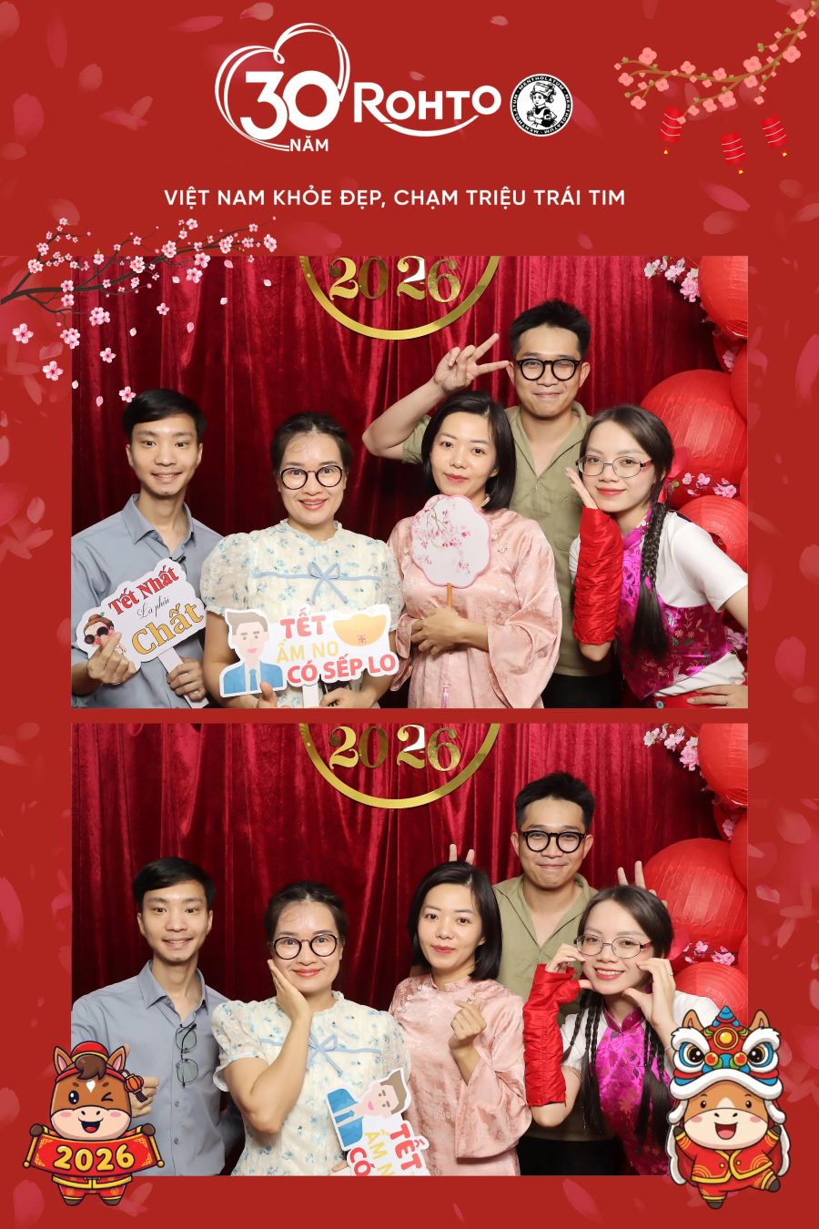 Rohto Vietnam Year-end Party with Chupbox Photobooth