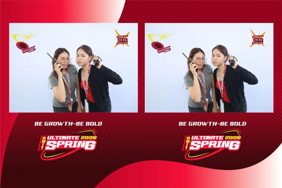 Chupbox Photobooth of RMIT Ultimate Frisbee Club at RMIT university in HCM