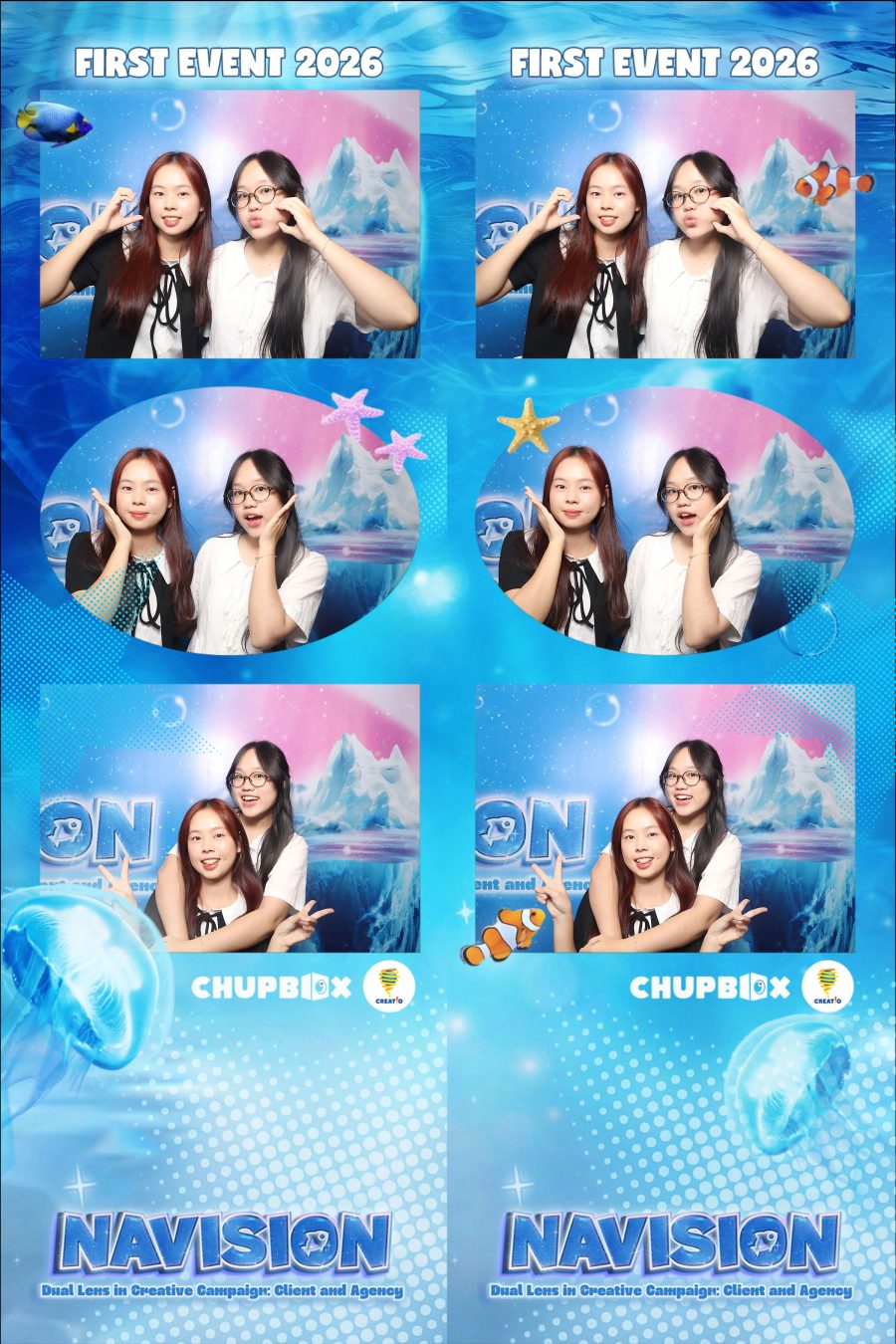 Chupbox Photobooth Photo at FIRST EVENT 2026 of Marketing Club Creatio