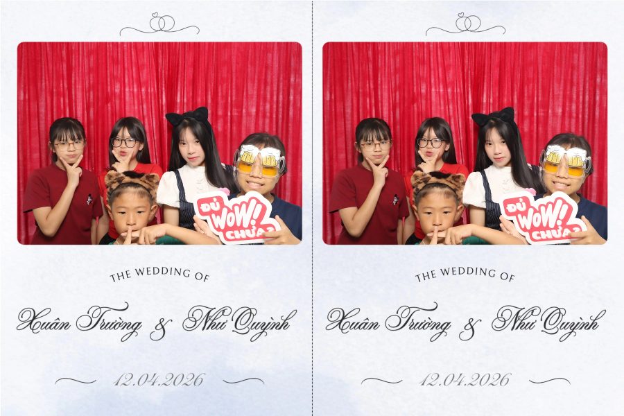 Chupbox Wedding Photobooth for Truong & Quynh at Luxury Palace