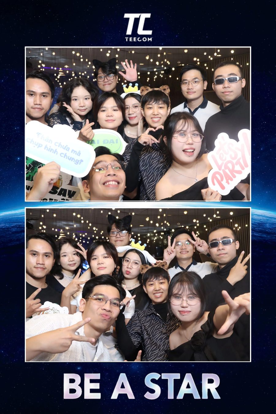 Chupbox Photobooth for Year-end party 2026 of Teecom at Capella Gallery Hall