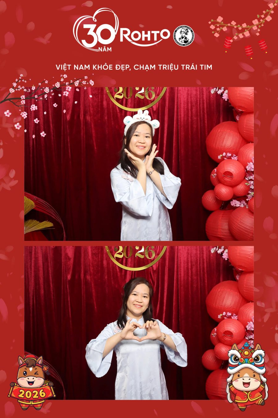 Rohto Vietnam Year-end Party with Chupbox Photobooth